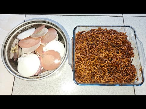 MAKAN 3 PCS SAMYANG JJAJANG + KERANG SIMPING