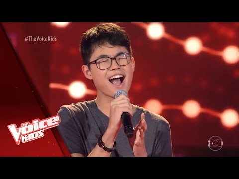 Pedro Ogata canta 'Chandelier' nas Audições às Cegas - The Voice Kids Brasil | 5ª Temporada