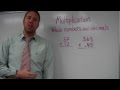 Multiplying Whole Numbers with Decimals