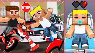 ARABA YARIŞÇISI EFEKAN TRAFİK KAZASINDA ÖLDÜ! 😭 -Minecraft