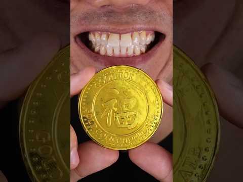 Gold Chocolate?Coin ASMR ?‍?#shorts #asmr