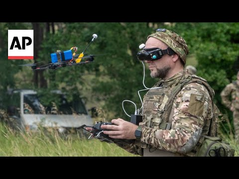 YouTube video thumbnail: Ukrainian Soldiers Talk About Russian Drones and Peace Talks