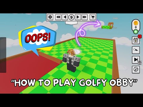 How to play GOLFY OBBY in Roblox! 💥#roblox #robloxgames #robux