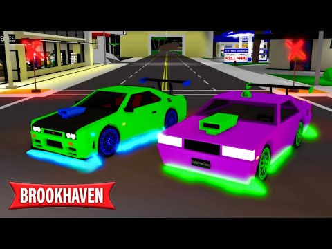 COMO HACER COCHES CON LUCES DE NEON en BROOKHAVEN | SIN PASE PREMIUM
