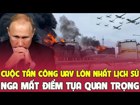 UAV Ukraine XÉ TOẠC 7 khu vực trọng yếu của Putin -SAN PHẲNG kho vũ khí khổng lồ, Nga ko kịp trở tay