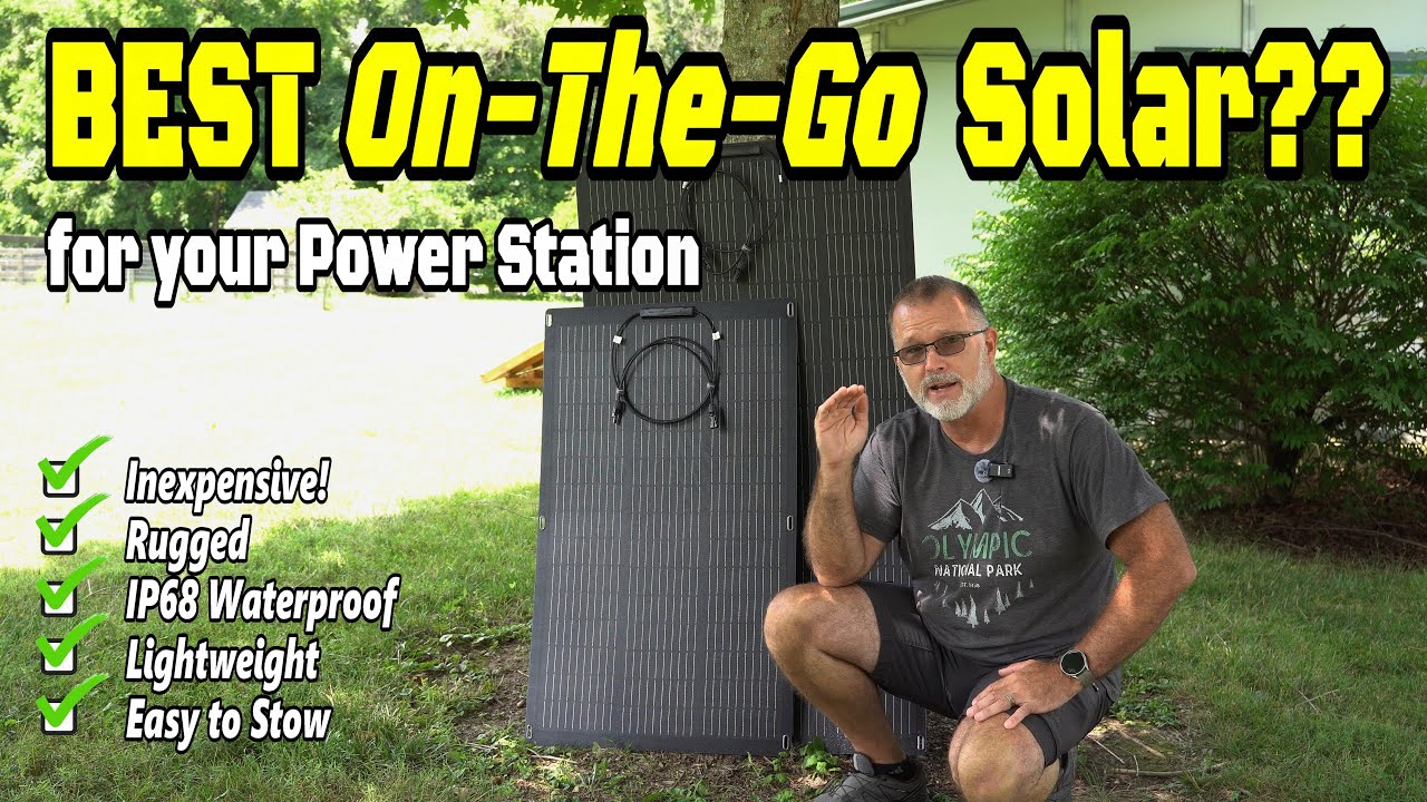 Why ALLPOWERS Flexible Solar Panels might be the BEST Option for Your Power Station