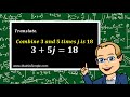 Understanding Algebraic Expressions and Operations