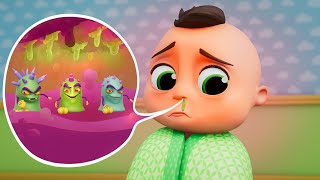 अच्छी आदतें सीखो! 🤧 hindee baal geeton ka sangrah | Baby Berry