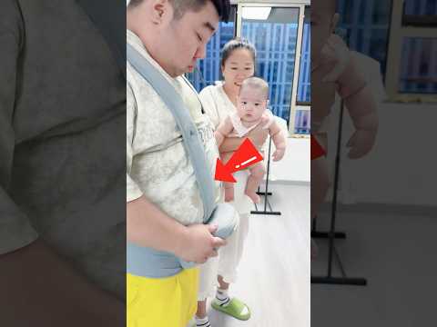 When Dad's Belly Steals Baby's Seat😂#funny #family #shorts
