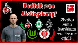 1. FC Köln Realtalk zum Abstiegskampf! Wie viele Punkte braucht es zum Ziel Klassenerhalt?