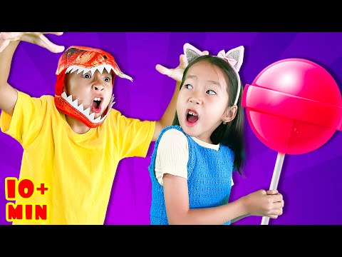 Dino Dino Give My Lollipop + Mommy I Can’t Sleep Compilation | Nursery Rhymes & Kids Songs