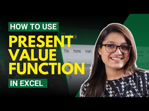 How to Use Present Value Function in Excel | Automatic Present Value | Agrika Khatri