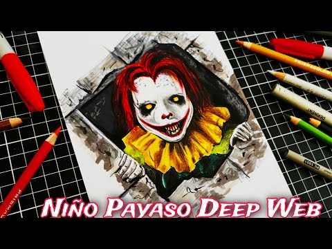 Como dibujar al 🤡 Niño Payaso de los Payasos de la Deep Web  de Fede Vigevani | CunsArt - Dibujo