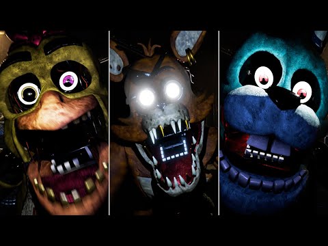 FNAF Reboot Edition V4 - All Jumpscares & Animatronics