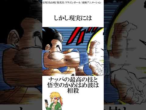 ナッパの戦闘力は4000ではない #ドラゴンボール #鳥山明 #悟空 #ナッパ  #dragonball #goku