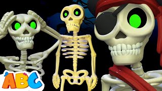 Five Spooky Scary Skeletons Went Out One Night | Halloween Songs By All Babies Channel