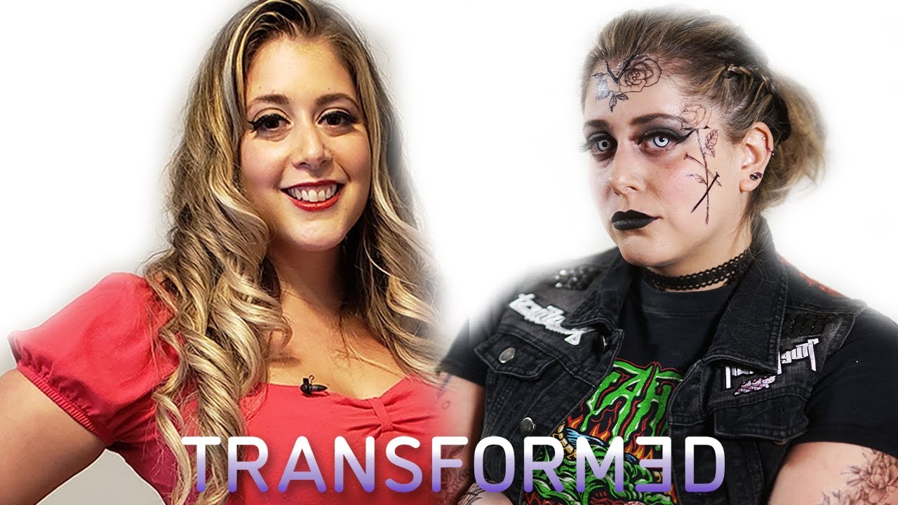 I went from 1950's pin up to metalhead - i hate it - transformed