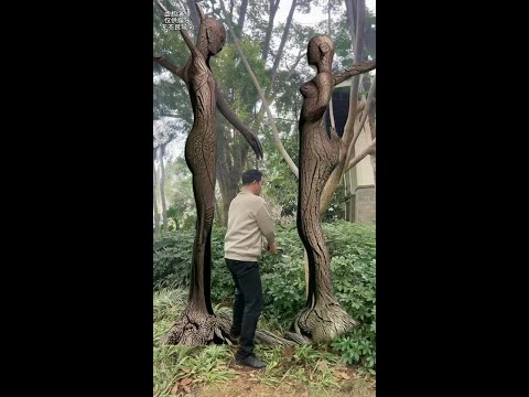 This tree also guards its ”wife” #the couple tree# wonders in the tree