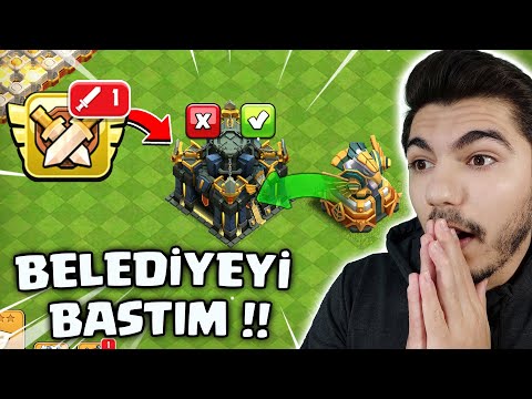 LİG İÇİN BELEDİYEYİ BASTIM !! - Clash Of Clans