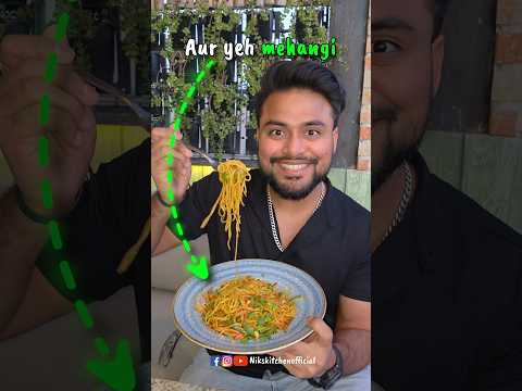 10₹ Vs 500₹ Chowmein🍝 | Cheap Vs Expensive Chowmein #challenge #food #streetfood #reaction #shorts