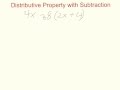 Distributive Property and Negative Signs