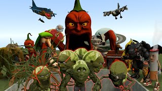 ALL ITALIAN AI BRAINROT MEMES VS THE GIANT PIT WITH NEW LIN GANG MELON MONSTERS In Garry's Mod!