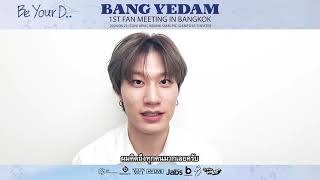 2024 BANG YEDAM”1st Fan Meeting in Bangkok