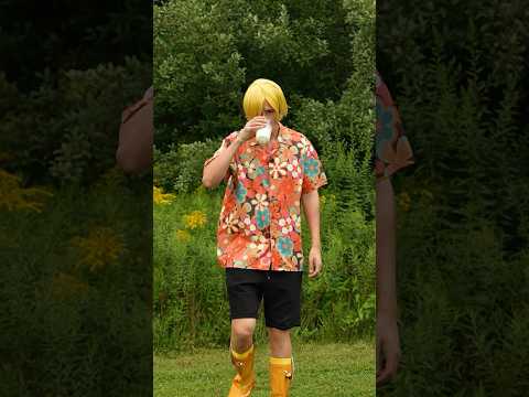 Sanji drinks Milk🥛 #anime #onepiece #sanji #zoro