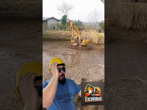 Acemi operatörümüz nasıl yaptı 😂 #automobile #ekskavator #keşfet #excavator #jcb