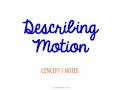 Exploring Motion and Force Concepts