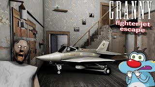 😍 Oggy Found Fighter jet in Granny House | Granny Fighter Jet Escape With Oggy and Jack