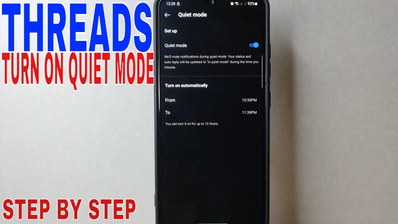 What Quiet Mode On Threads  2025