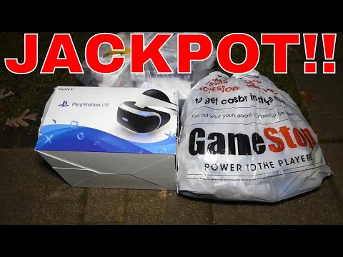 JACKPOT!!! Gamestop Dumpster Dive Night #356