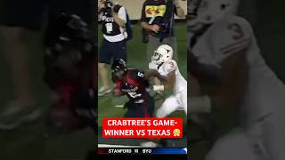 Michael Crabtree broke down his game-winning catch against Earl Thomas’ No. 1 Texas squad 🍿