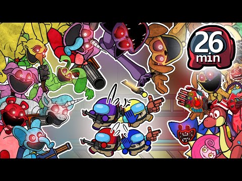 Poppy Playtime vs SMILING CRITTERS & GHOSTBUSTERS COMPLETE EDITION PART A+B+C I AMONG US ANIMATION
