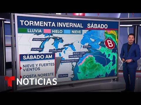 Una intensa tormenta invernal amenaza con complicar las fiestas navideñas | Noticias Telemundo