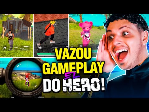 🔥 VAZEI A GAMEPLAY DO EL HERO 🔥 SKINS E ARMAS DO GAME 🔥 #GB12