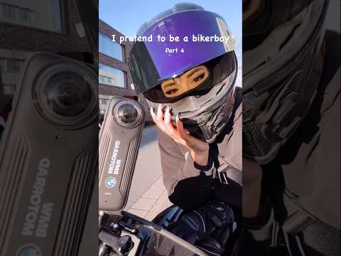 Girl as bikerboy part4 #motovlog #biker #funny #motorcycle #bikelife