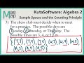Sample Spaces and Counting Principles