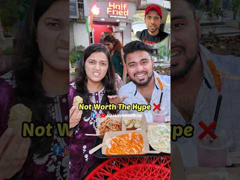 "Half Fried" Honest Food Review | Not Worth The Hype❌️ #food #foodreview #foodblogger #shorts