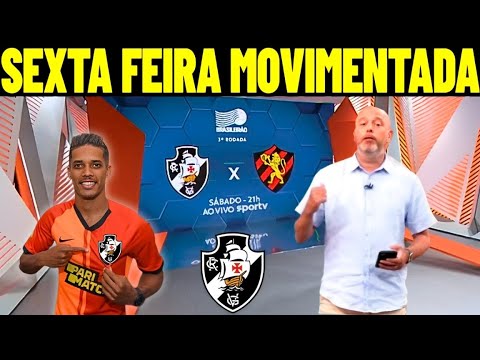 GLOBO ESPORTE VASCO (11/04/2025) BAITA REFORÇO PARA A SEQUÊNCIA DA TEMPORADA! SEXTA MOVIMENTADA