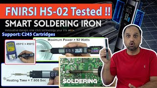 FNIRSI HS-02A Soldering Iron Review 🔥 Unboxing, Temp Test & Real-World Use! ⚡️ Fast & Powerful?