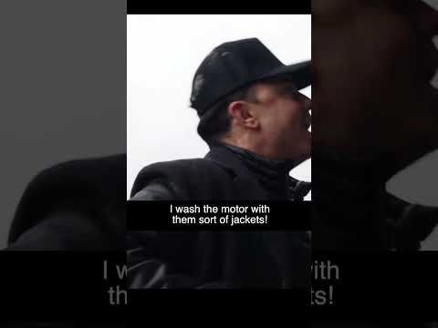 I'd wash my motor with your jacket! 🤣🧥
