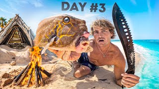 3 Days Solo Survival On A Deadly Uninhabited Island (No Food, No Water, No Shelter)