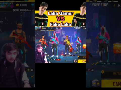 Laka Gamer VS Sasta Nakli Laka 😱🔥।। @LakaGamingz #shorts #ashortaday #withshorts