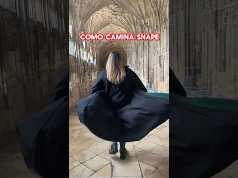 Como camina cualquier estudiante de Hogwarts vs como camina Snape 🤣 #harrypotter #hogwarts #snape
