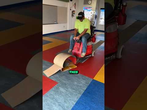 This Powerful Machine Strips Floors Effortlessly #shorts