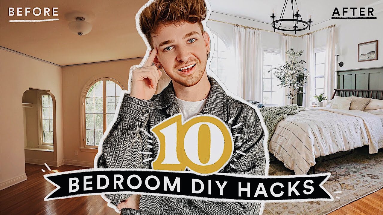 10 diy bedroom hacks + updates to transform your space! Lone Fox