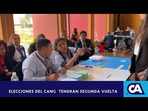 Elecciones del CANG  tendrán segunda vuelta