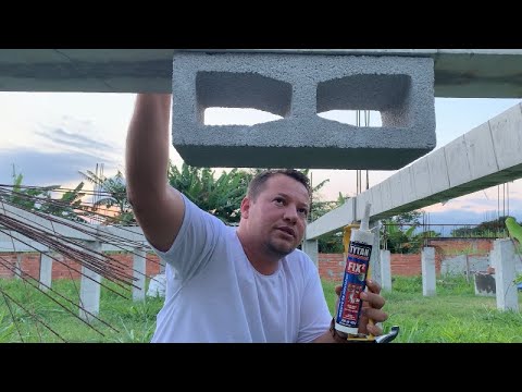 O SILICONE QUE COLA TUDO ATÉ BLOCO DE CONCRETO 11/10/2021